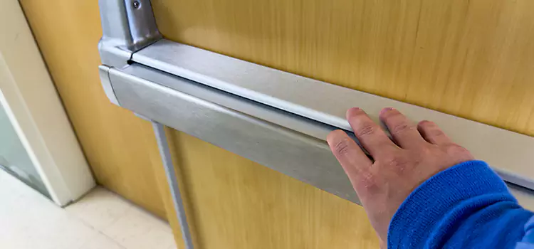 Installing a Push Bar on a Door North Amityville